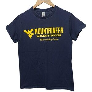 West Virginia University WVU mountaineers college women’s soccer sports T-shirt